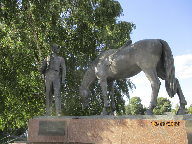 Вологда. Памятник Батюшкову